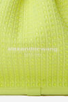 Alexander Wang fluo yellow ryan small bag in crystal hotfix