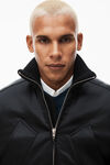 Alexander Wang black bomber jacket in sateen