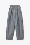 Alexander Wang sidewalk track pant in primal lambskin leather