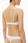 alexander wang string en jersey côtelé heather grey