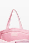 Alexander Wang light pink punch 大号毛圈布托特包