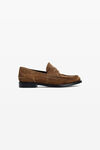 Alexander Wang brown brown suede carter loafers