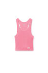 Alexander Wang lotus pink 粉色经典罗纹棉工字背心