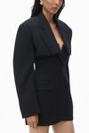 Alexander Wang black pre-styled blazer dress