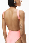 CRYSTAL LOGO SWIMSUIT IN ACTIVE STRETCH