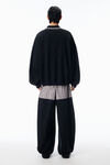 Alexander Wang black 长袖 polo 衬衫