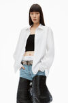 Alexander Wang black/white pre-styled cami & button up twinset