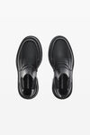 Alexander Wang black carter 75mm ankle platform boot in rubber