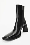 alexander wang booker 85 牛皮踝靴 black