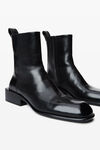 Alexander Wang black throttle 小牛皮踝靴