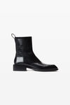 Alexander Wang black throttle 小牛皮踝靴