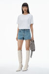 Alexander Wang grey 小号 ricco 正绒面革手袋