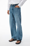 Alexander Wang vintage medium indigo rounded denim jeans with bonded seams