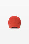 Alexander Wang washed red unisex logo cotton baseball cap