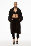 alexander wang 弹力灯芯绒慢跑长裤 black