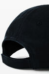 Alexander Wang washed black 黑色涂鸦徽标棒球帽