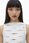 Alexander Wang white bandage gown
