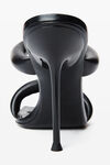 Alexander Wang black julie 羔羊皮管状凉鞋