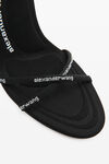 Alexander Wang black helix 105 strappy high heel sandal