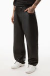 alexander wang aw hoop 皮革运动鞋 white