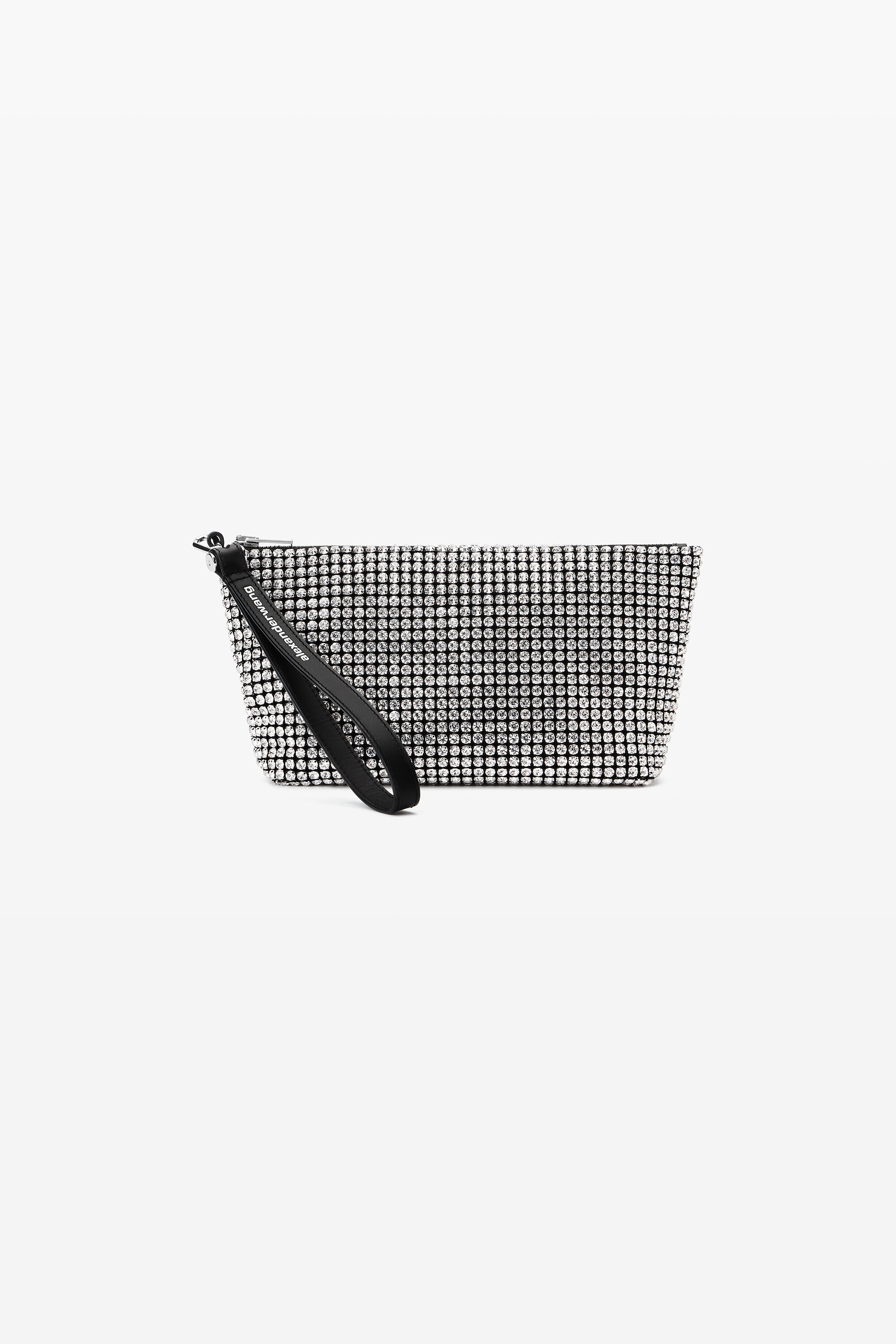 Alexander Wang■クリスタル ジップポーチ 裏地 ロゴ ジッパー ポーチ Alexander Wang(アレキサンダーワン) - 海外通販のBUYMA