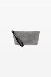 Alexander Wang white heiress wristlet pouch