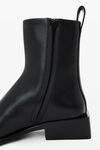 throttle leather ankle boot