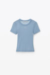 alexander wang 薄纱网眼短袖上衣 evening haze