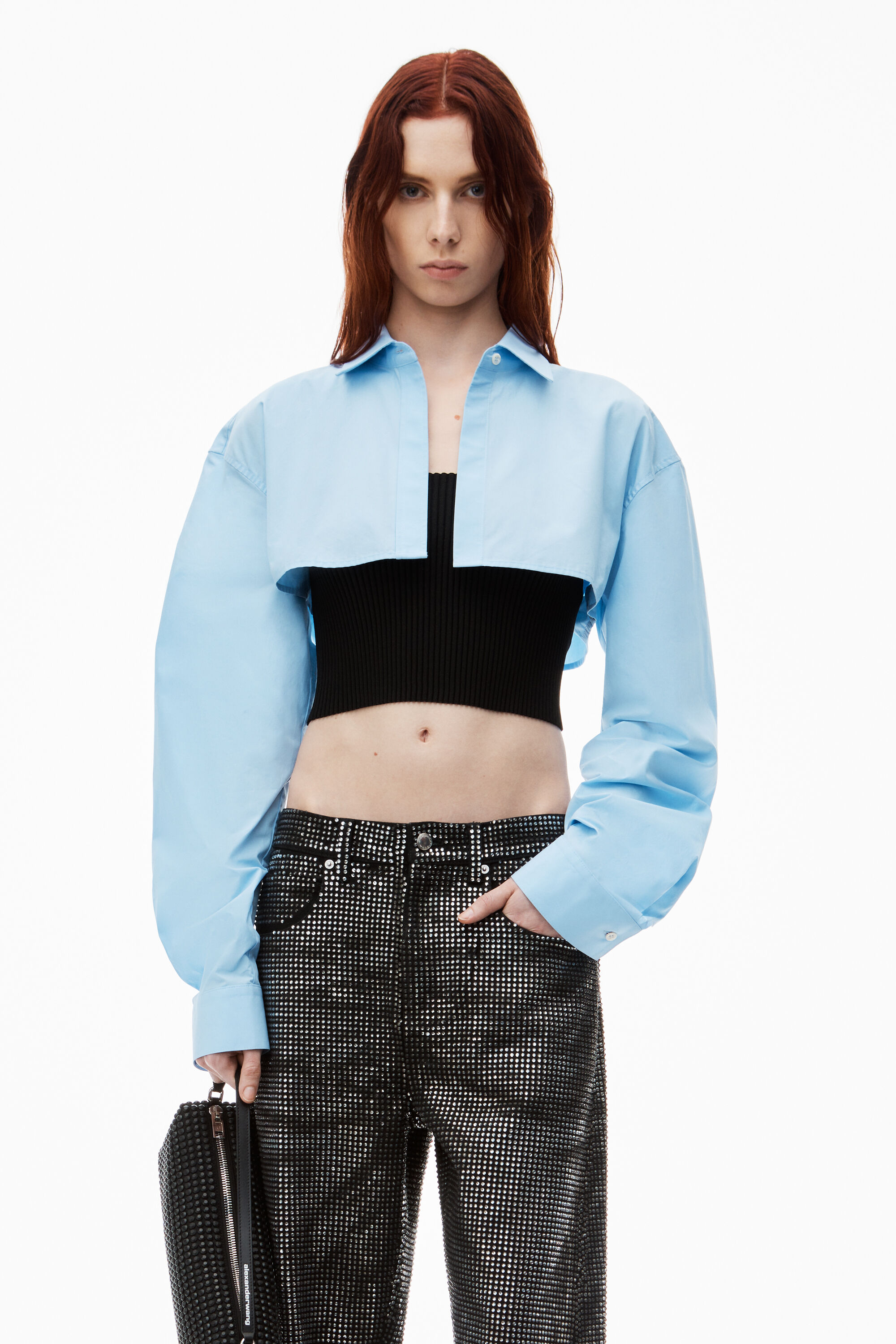 Alexander Wang クロップド カーディガン ツインセット ドレス クロップドカーディガン ツインセットドレス | Why are you here?