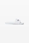 Alexander Wang white aw pool slide in nylon