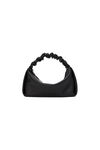 alexander wang scrunchie small bag in nappa leather black