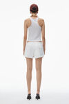 Alexander Wang white ナイロン マラソンショーツ