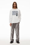 alexander wang long sleeve tune in tee gunsmoke