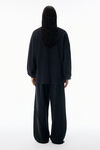 Alexander Wang washed black washed black waffle jersey long sleeve tee