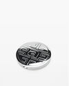 Alexander Wang silver chrome compact mirror