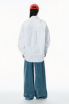Alexander Wang white oversized organic cotton shirt