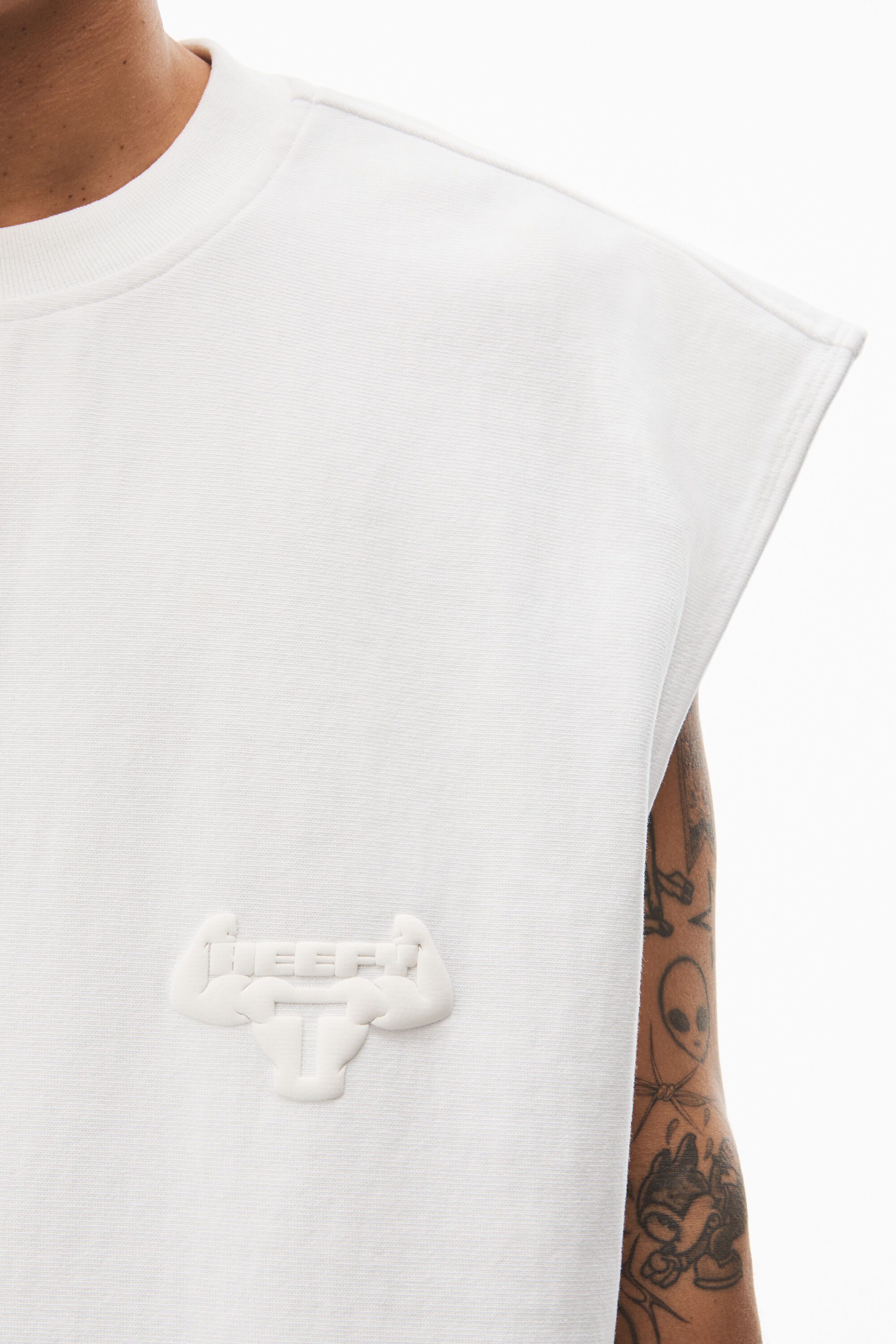 BEEFY GRAPHIC MUSCLE TANK IN JAPANESE JERSEY
