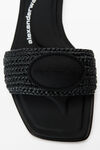 Alexander Wang black vy 平底凉鞋