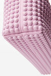 Alexander Wang pink lavender heiress flex bag in neoprene with 3d spikes