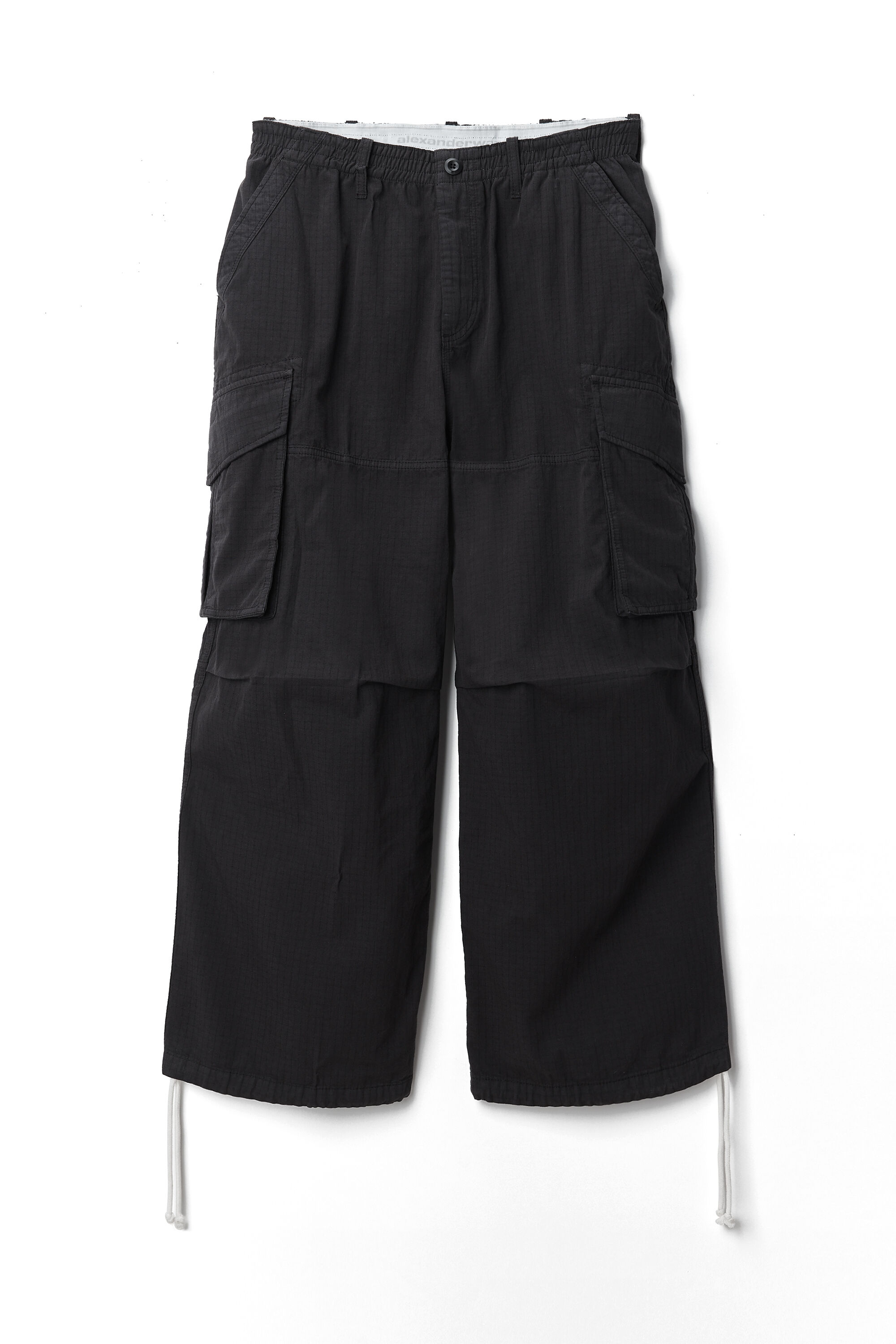 Mid-Rise Cargo Pant in JET BLACK | alexanderwang®