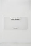 alexander wang ryan small bag in sheer rib knit white