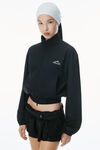 Alexander Wang black tailored tropical wool short