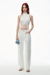 Alexander Wang vintage white ez mid-rise straight-leg jeans