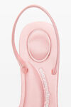 alexander wang delphine 65 slingback in crystal satin prism pink