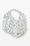 Alexander Wang optic white rex small nappa leather bag in white