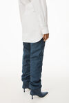 alexander wang 密织棉质系扣连衣裙 bright white