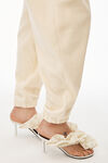 alexander wang 丝绒烫钻徽标装饰运动裤 vintage white