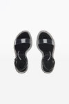 alexander wang nima 105 pvc/水晶凉鞋 black