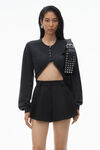 Alexander Wang black ricco small bag in lambskin leather