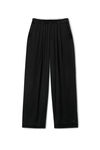 Alexander Wang black pre-styled trouser with turn-down waistband